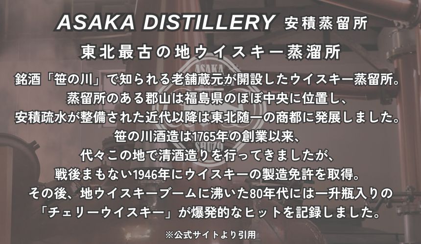 チェリー ウイスキー 37% 1800ml 笹の川酒造 箱なし ジャパニーズ ウイスキー