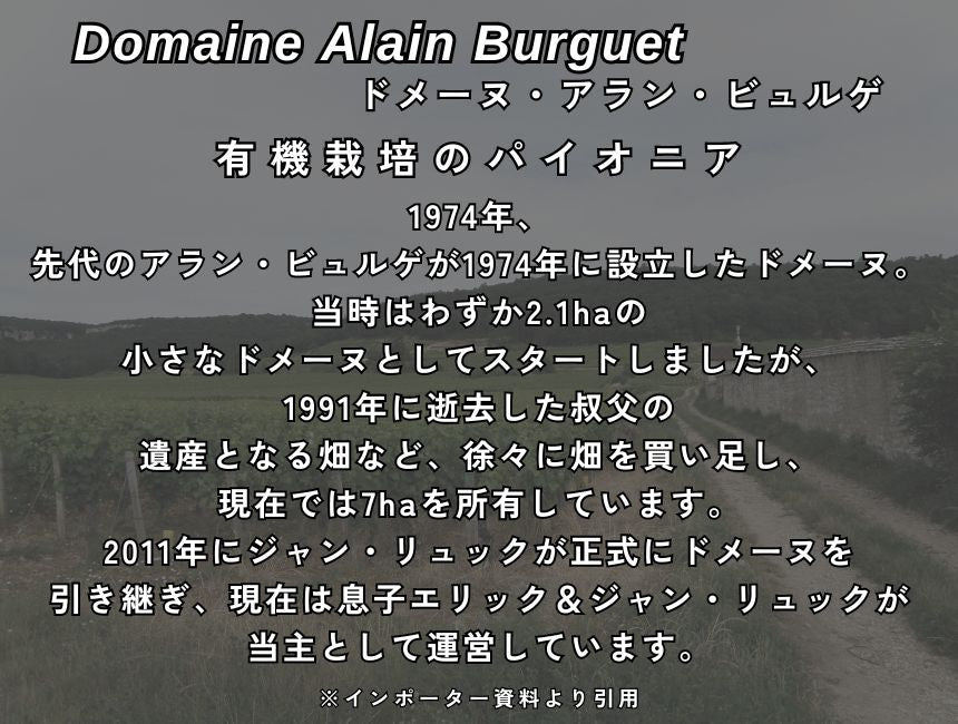 ドメーヌ アラン ビュルゲ ジュヴレ シャンベルタン メ ファヴォリット ヴィエイユ ヴィーニュ 2021 750ml 赤ワイン フランス ブルゴーニュ ミディアムボディ