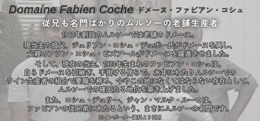 ドメーヌ ファビアン コシュ ブルゴーニュ コート ドール シャルドネ 2021 750ml 白ワイン フランス ブルゴーニュ 辛口