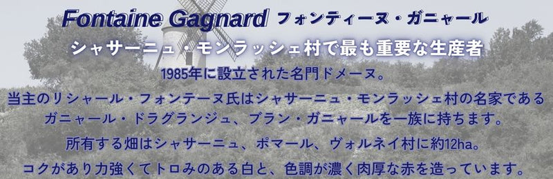 フォンテーヌ ガニャール シャサーニュ モンラッシェ プルミエ クリュ ラ マルトロワ 2018 750ml 白ワイン フランス ブルゴーニュ 辛口