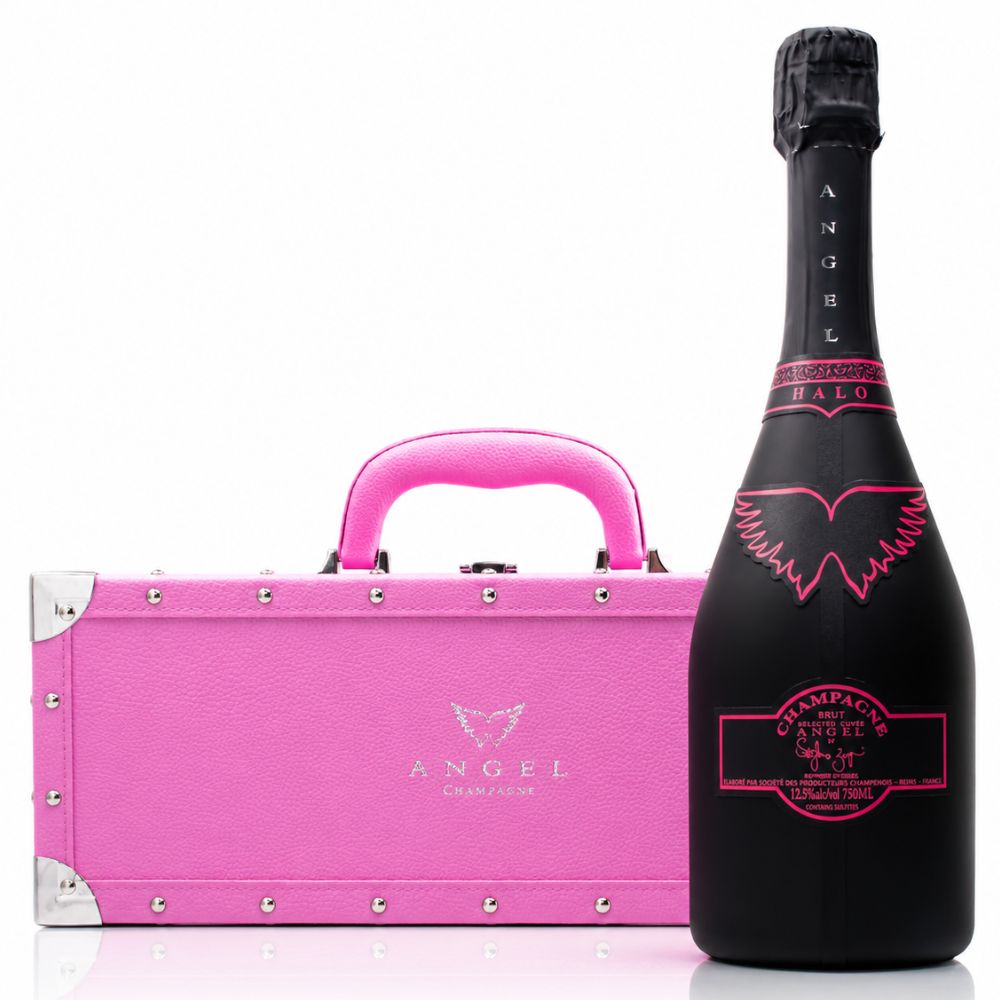 エンジェル シャンパーニュ NV ブリュット ヘイロー ピンク 750ml オリジナルケース付 シャンパン