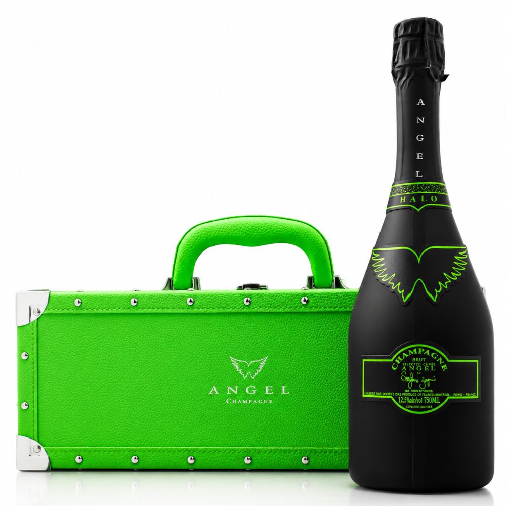 エンジェル シャンパーニュ NV ブリュット ヘイロー グリーン 750ml オリジナルケース付 シャンパン