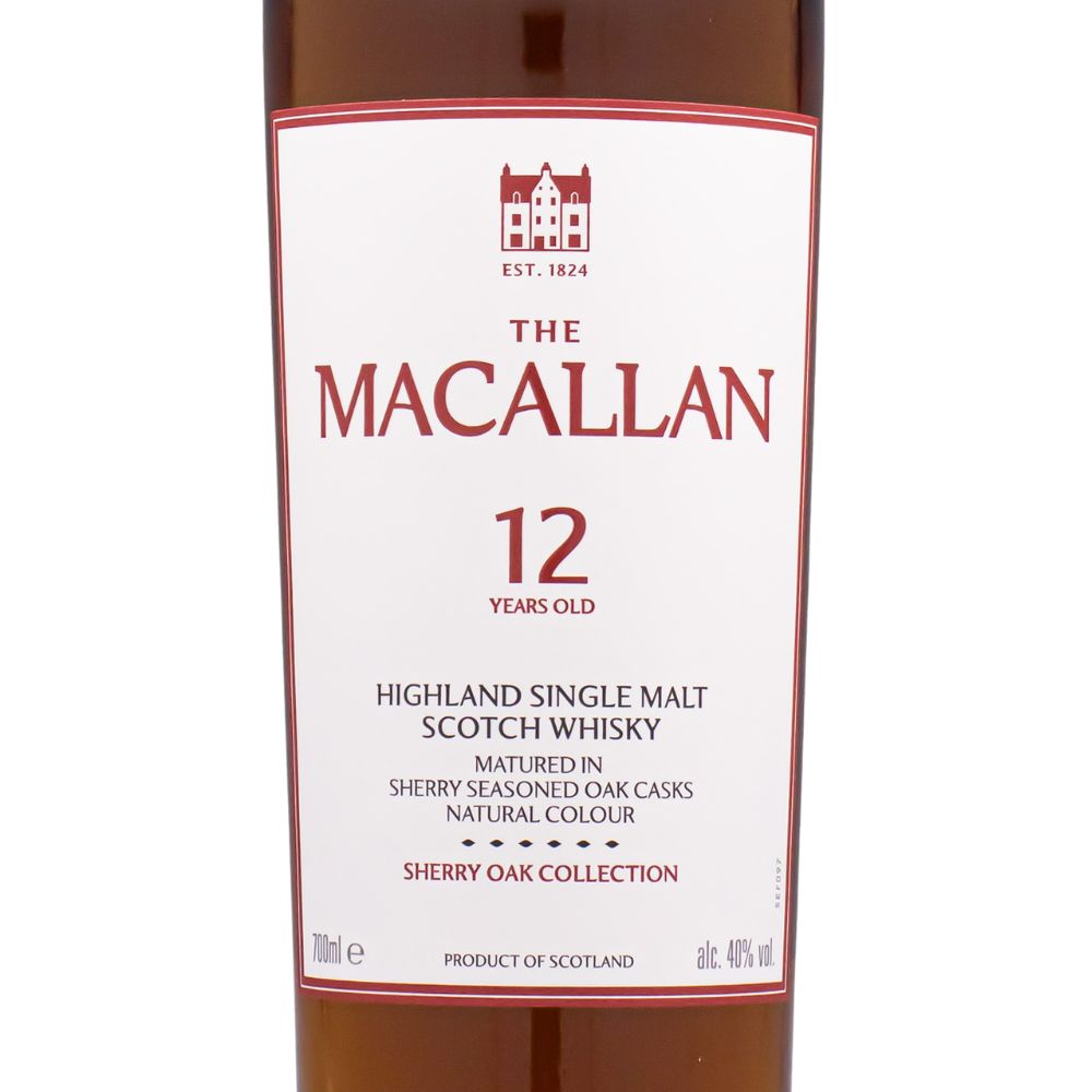 ザ マッカラン 12年 シングルモルト シェリーオーク 40% 700ml 箱なし スコッチ ウイスキー アウトレット