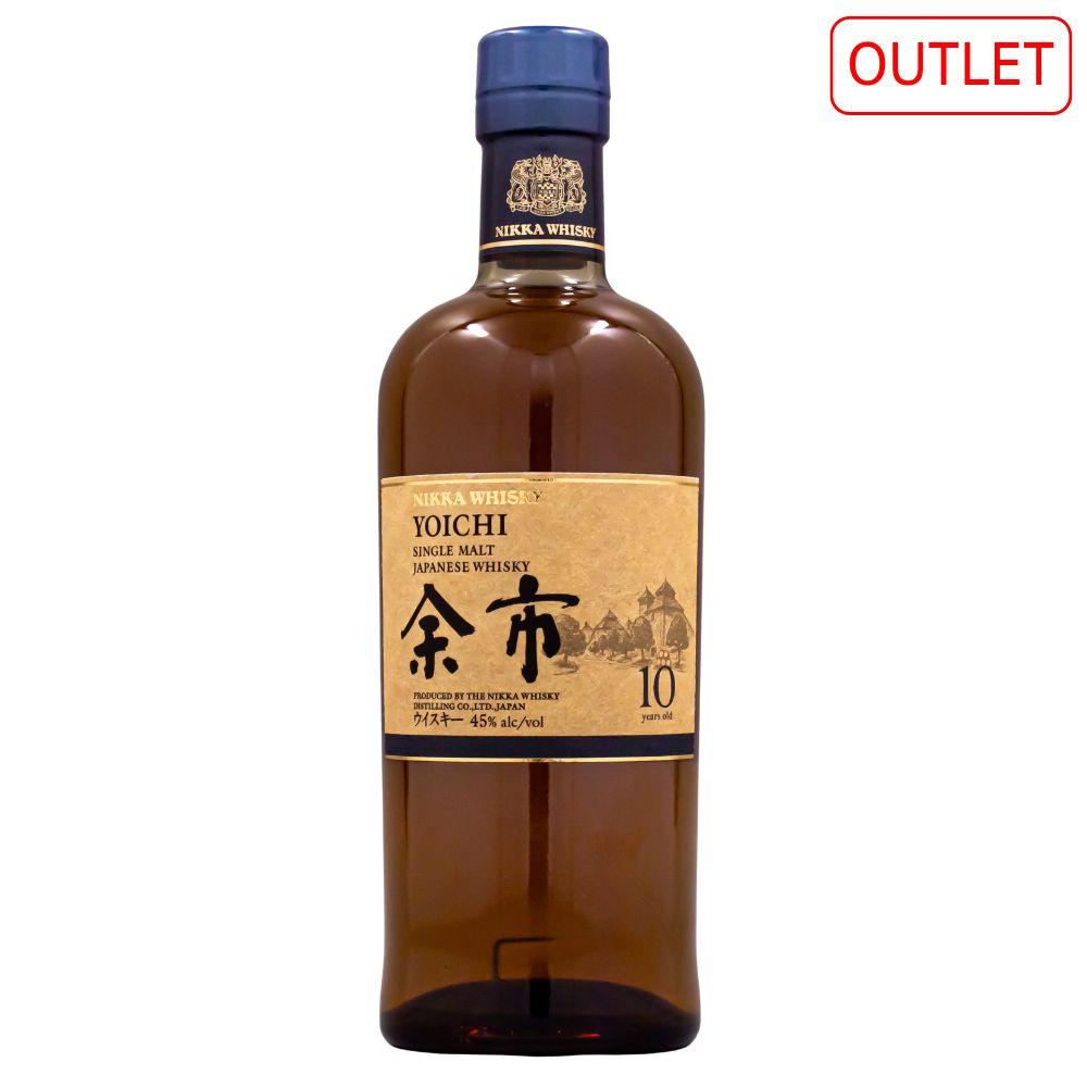 【新ボトル】 ニッカ シングルモルト 余市 10年 45% 700ml 箱なし ウイスキー アウトレット