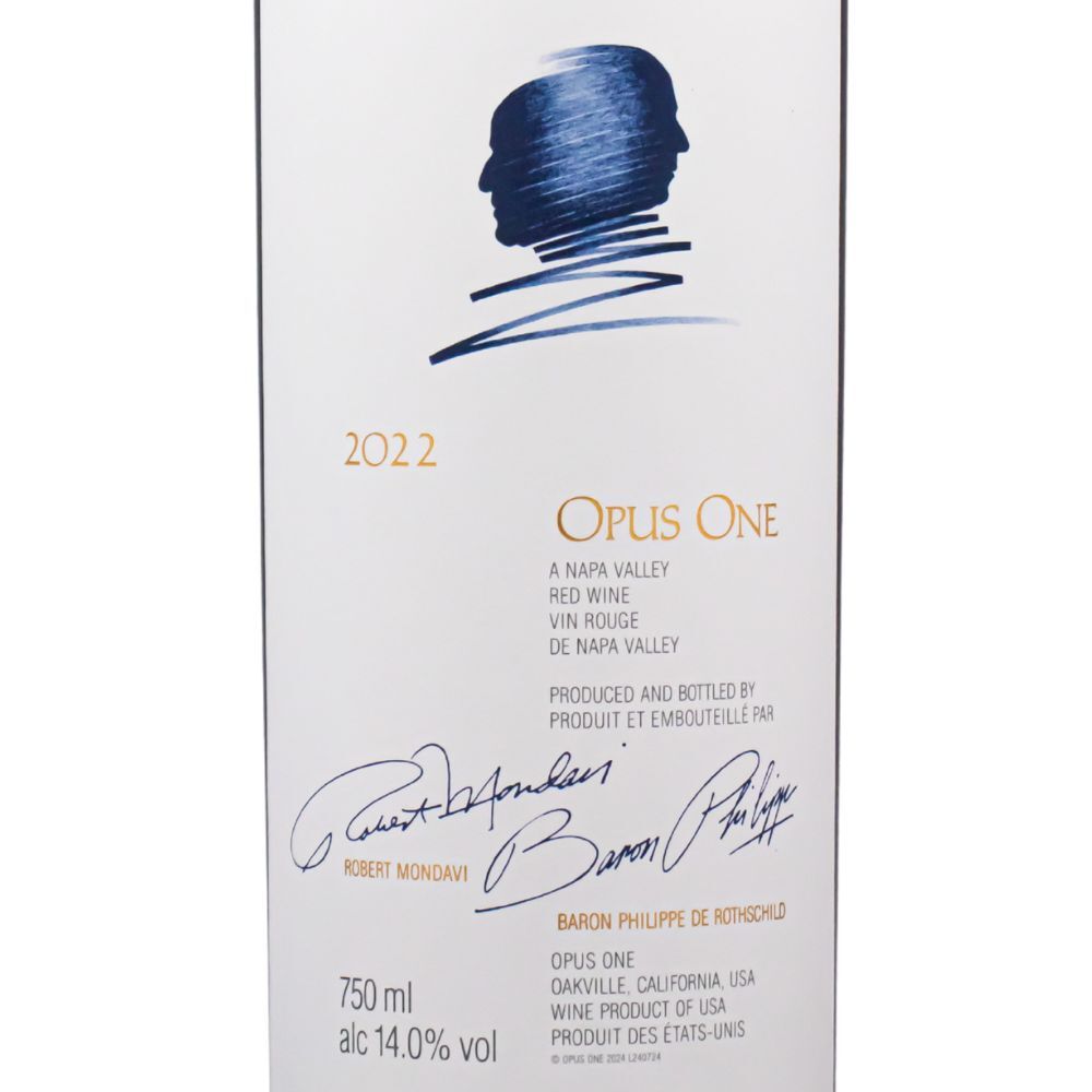 Opus One（オーパス ワン）2022 750ml 赤ワイン アメリカ カリフォルニア フルボディ