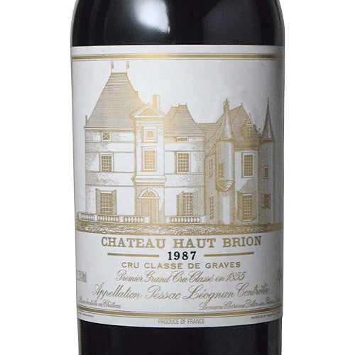 シャトー オー ブリオン 1987 正規品 750ml 赤ワイン フランス ボルドー フルボディ ５大シャトー