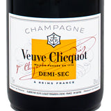 ヴーヴ クリコ ホワイトラベル ドゥミ セック 250周年記念ボトル 750ml 箱なし シャンパン