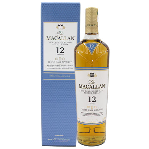 ザ マッカラン トリプルカスク 12年 40% 700ml 箱付 スコッチ ウイスキー