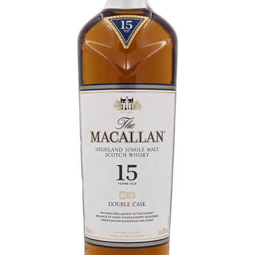 ザ マッカラン ダブルカスク 15年 43% 700ml 箱なし スコッチ ウイスキー アウトレット