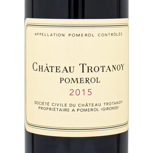 シャトー トロタノワ 2015 750ml 赤ワイン フランス ボルドー フルボディ